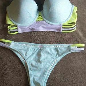 Light blue bathing suit bottom